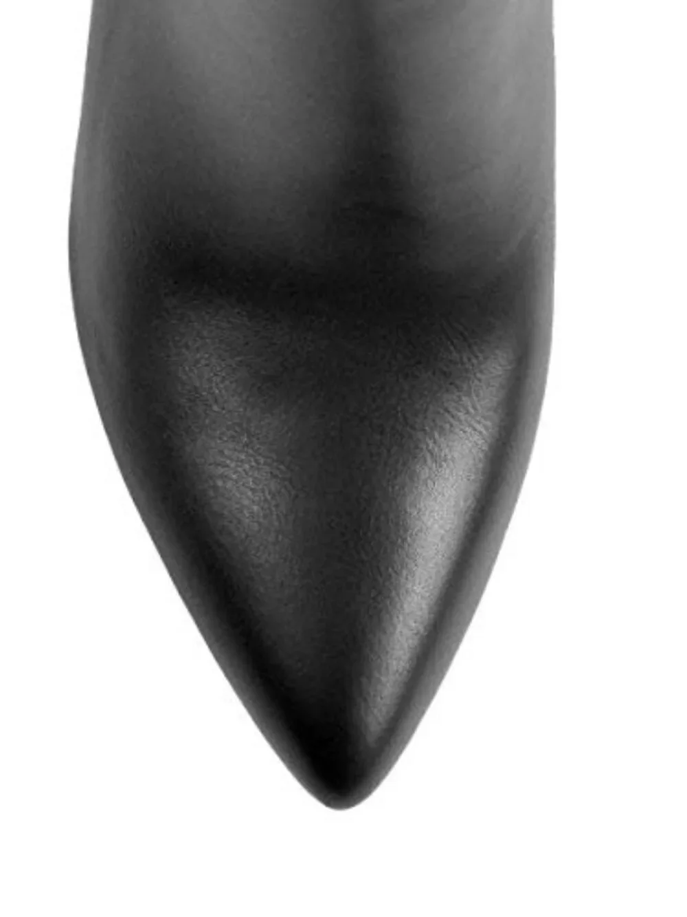 Chunky Heel Platform Ankle Booties with Side Zipper – Classic High Heel